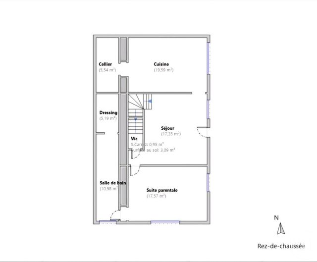 maison à vendre - 5 pièces - 132.59 m2 - 38 - RHONE-ALPES - Century 21 Hestia Ldi