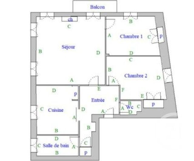 Appartement F3 à vendre - 3 pièces - 76.21 m2 - VIENNE - 38 - RHONE-ALPES - Century 21 Hestia Ldi