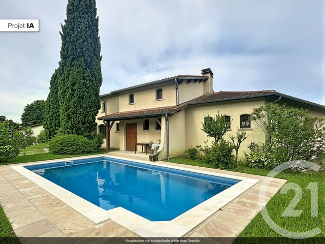 maison à vendre - 8 pièces - 248.0 m2 - SALAISE SUR SANNE - 38 - RHONE-ALPES - Century 21 Hestia Ldi