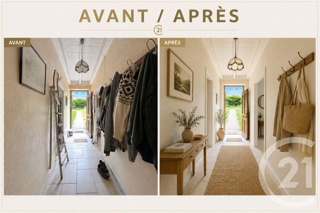 maison à vendre - 4 pièces - 117.0 m2 - REVENTIN VAUGRIS - 38 - RHONE-ALPES - Century 21 Hestia Ldi