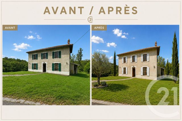 maison à vendre - 4 pièces - 117.0 m2 - REVENTIN VAUGRIS - 38 - RHONE-ALPES - Century 21 Hestia Ldi