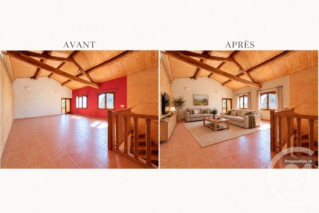 maison à vendre - 7 pièces - 198.0 m2 - ST MAURICE L EXIL - 38 - RHONE-ALPES - Century 21 Hestia Ldi