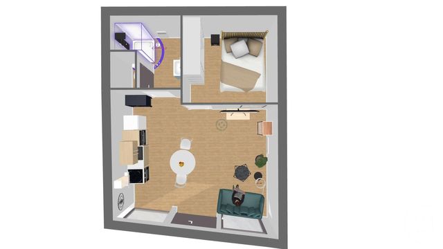 Appartement à vendre - 2 pièces - 46.7 m2 - VIENNE - 38 - RHONE-ALPES - Century 21 Hestia Ldi