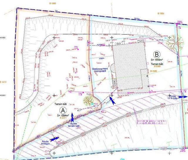 terrain à vendre - 1094.0 m2 - SEYSSUEL - 38 - RHONE-ALPES - Century 21 Hestia Ldi