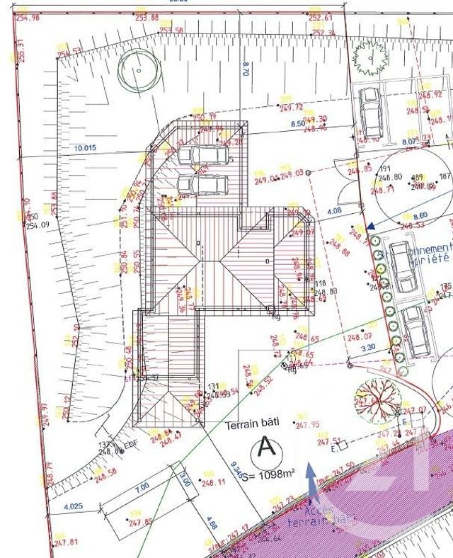 terrain à vendre - 1094.0 m2 - SEYSSUEL - 38 - RHONE-ALPES - Century 21 Hestia Ldi